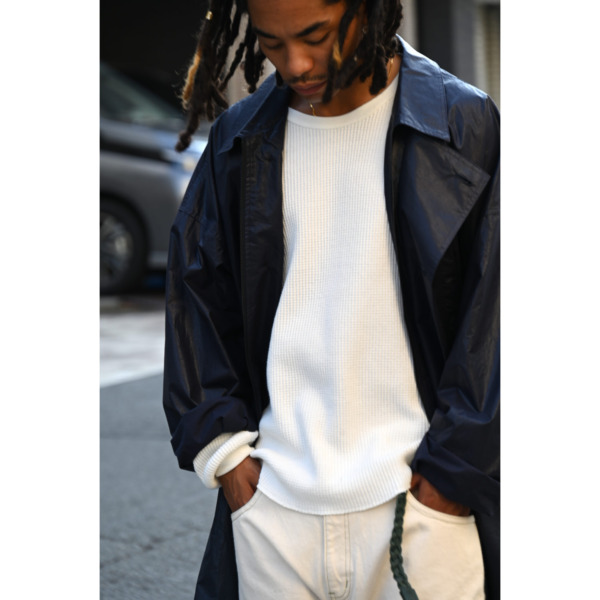 Marvine Pontiak Shirt Makers /// Shiny Coat D.Navy 06