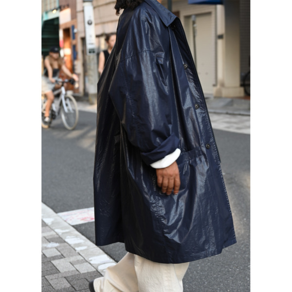 Marvine Pontiak Shirt Makers /// Shiny Coat D.Navy 07