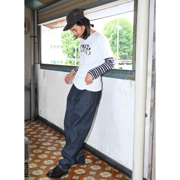 gourmet jeans for SUPPLY /// LOOSE Rigid Denim 011