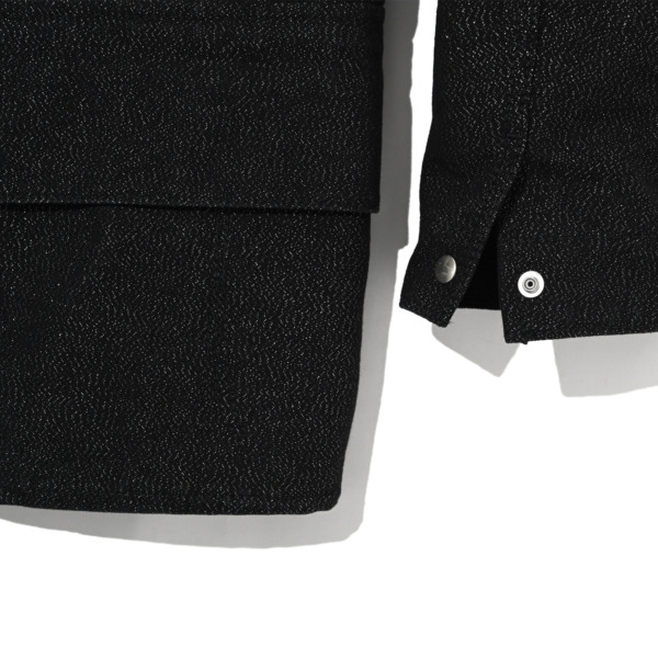 Midorikawa /// GLITTER CANVAS HUNTING JACKET Black 05
