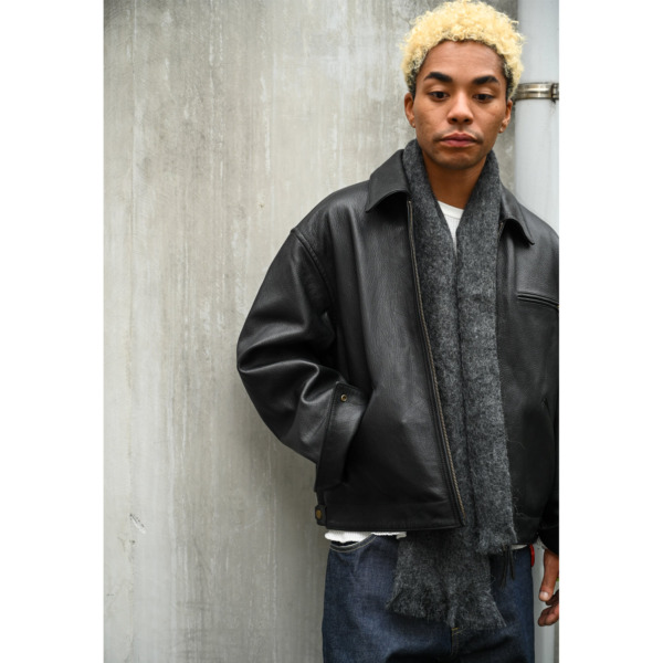 SUPPLY × CCU /// WORK JACKET Black 013