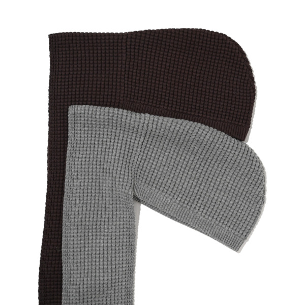 COMFORTABLE REASON /// Waﬄe Hood Scarf 02