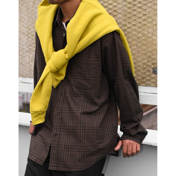 SUPPLY /// Daily Shirts Brown Glen Check 016