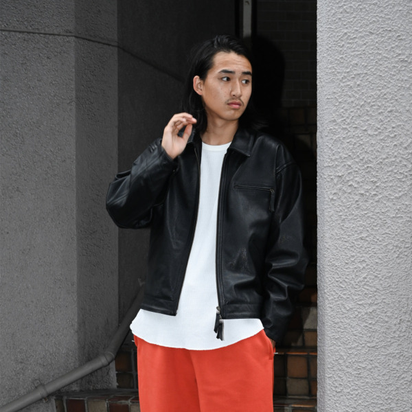 SUPPLY × CCU /// WORK JACKET Black 017