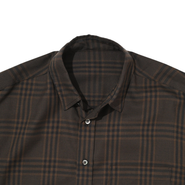 SUPPLY /// Daily Shirts Brown Glen Check 06