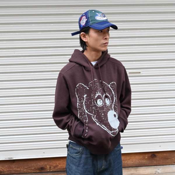 FUNGIBLES /// POOCH WAFFLE HOODIE 03
