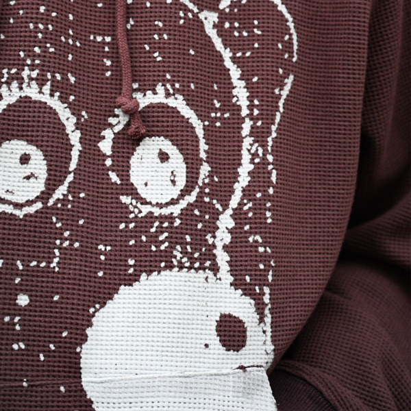 FUNGIBLES /// POOCH WAFFLE HOODIE 05