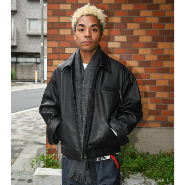 SUPPLY × CCU /// WORK JACKET Black 09